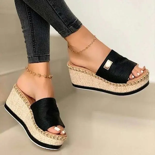 Sandalias cómodas con plataforma