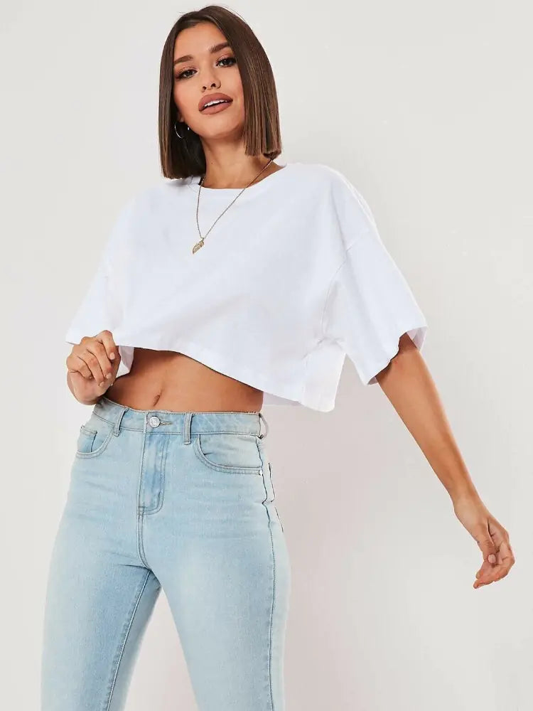 Teeva Loose Crop Top