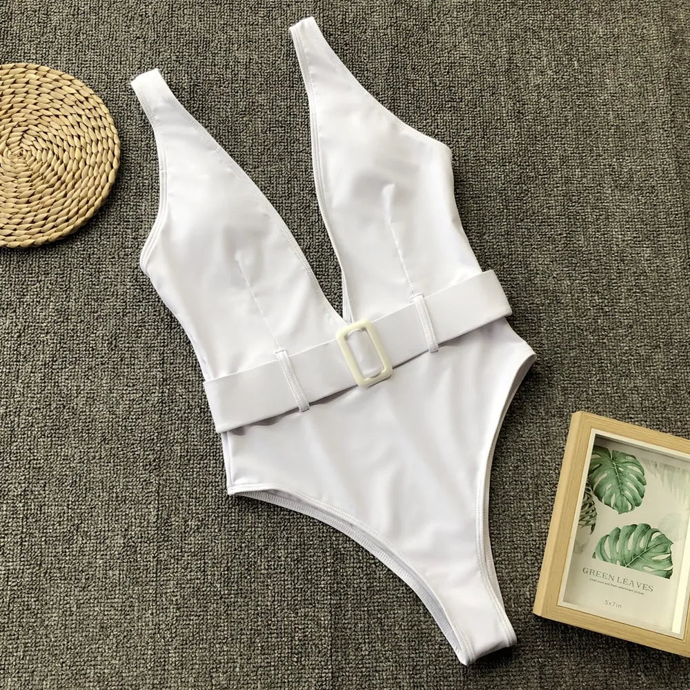 Tie One Piece Swimsuit