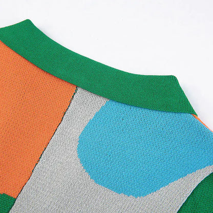 Feeling Myself Colorblock Sweater Knit Romper