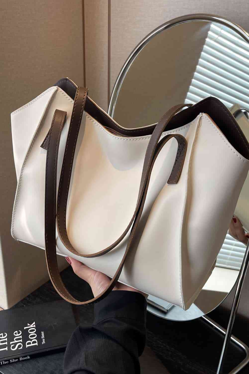 PU Leather Tote Bag