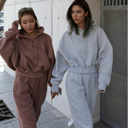 TEEVA Warm Hoodie and Pants Set