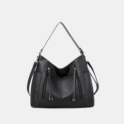 Bolso tote de cuero PU texturizado