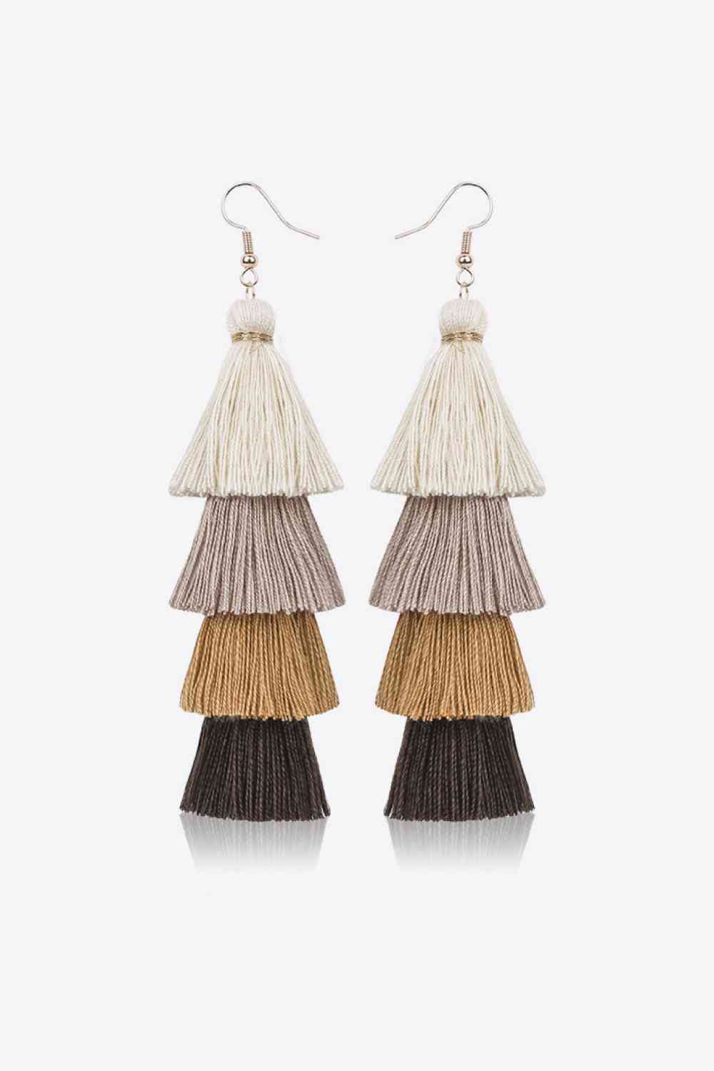 Layered Tassel Earrings