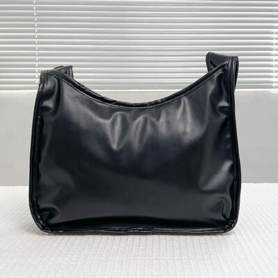 Bolso de hombro con correa ajustable de cuero PU