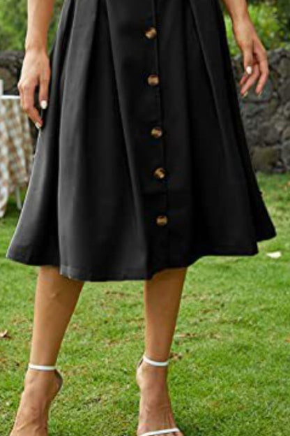 High Waist Midi Skirt
