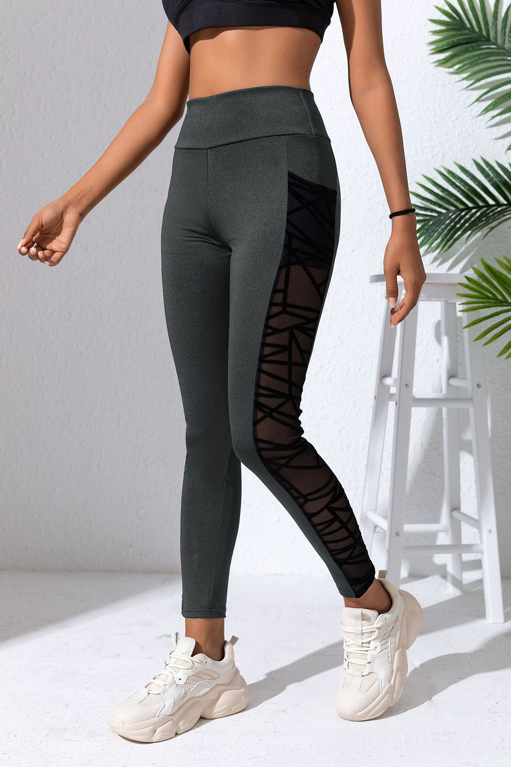 Leggings activos de cintura alta