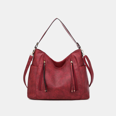 Bolso tote de cuero PU texturizado