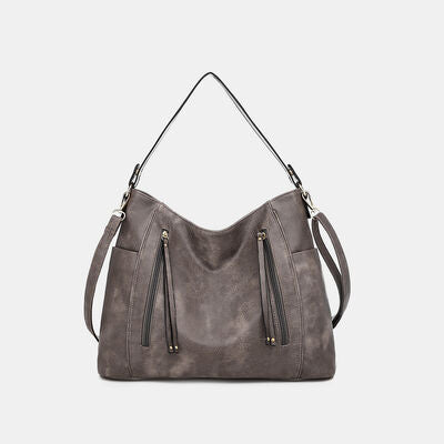 Bolso tote de cuero PU texturizado