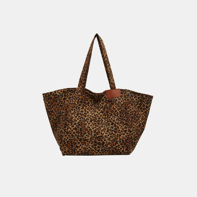 Leopard Canvas Tote Bag