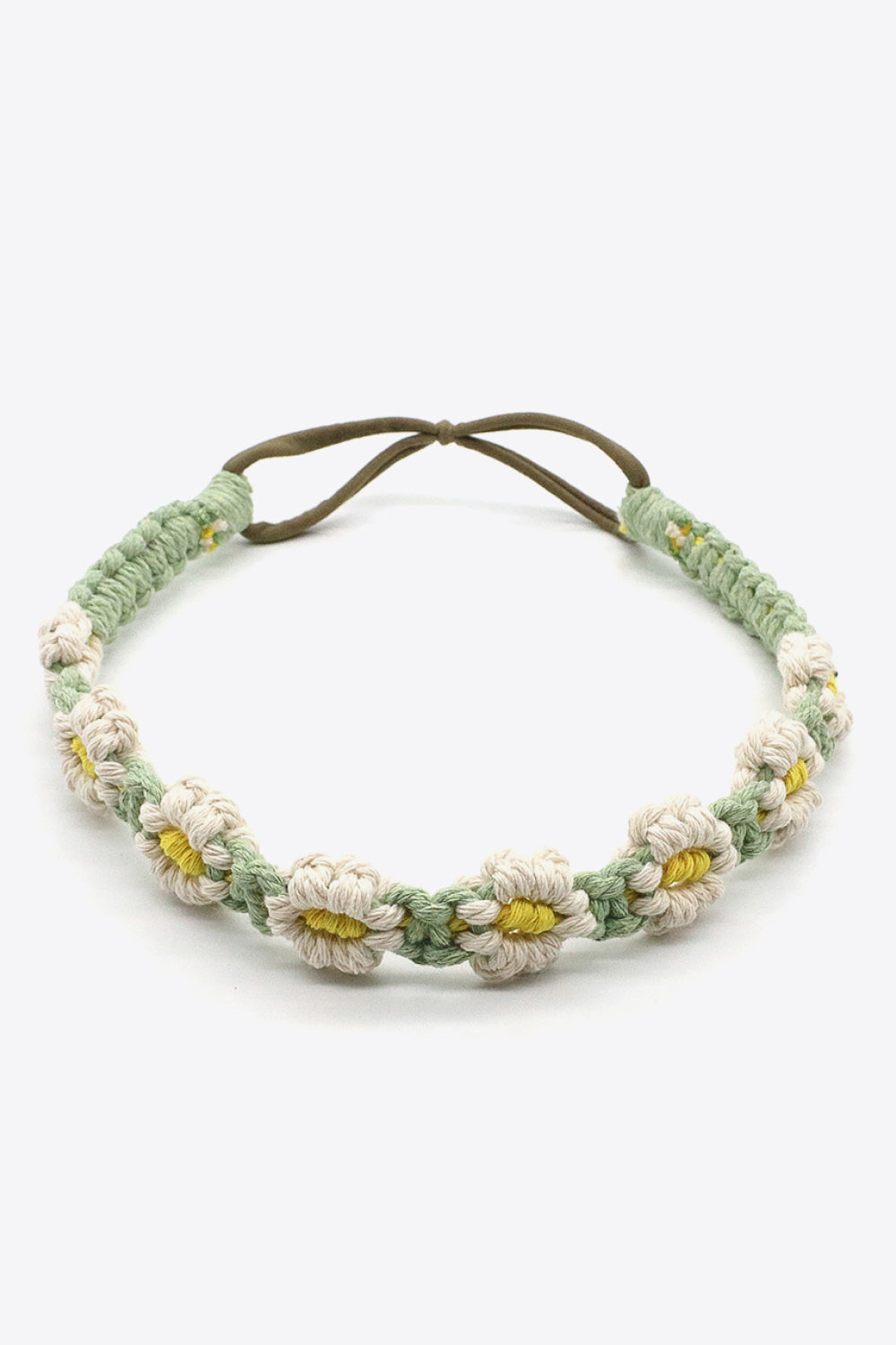 Paquete de 2 diademas de macramé con margaritas de In My Circle, surtido