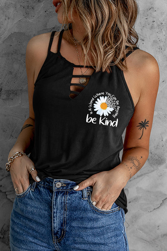 Camisola con estampado de doble tira BE KIND